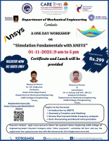 A one Day Workshop on Simulation Fundamentals with ANSYS 2025